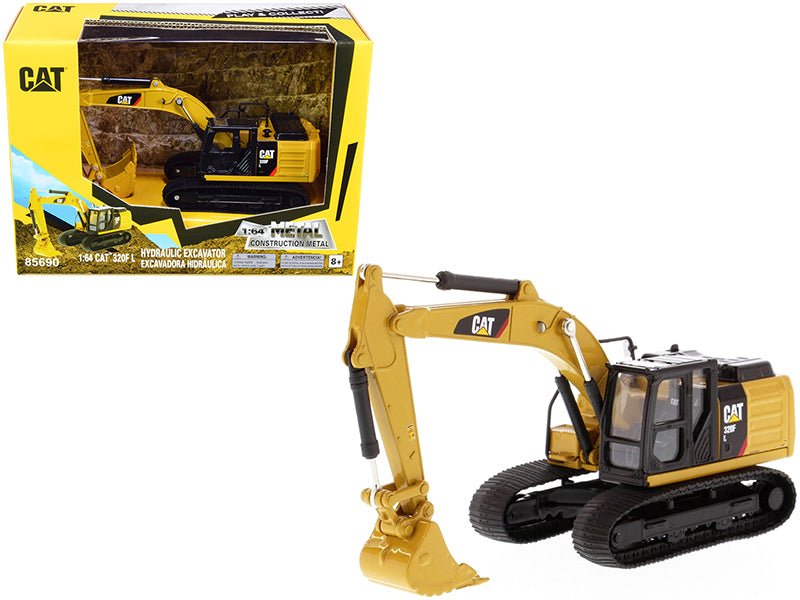 CAT Caterpillar 320F L Hydraulic Excavator "Play & Collect!" Series 1/64 Diecast Model by Diecast Masters free shipping USA