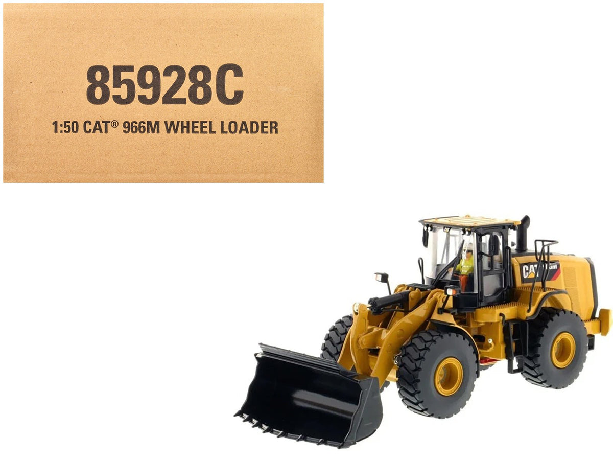 CAT Caterpillar 966M Wheel Loader with Operator "Core Classics Series" 1/50 Diecast Model by Diecast Masters free shipping USA
