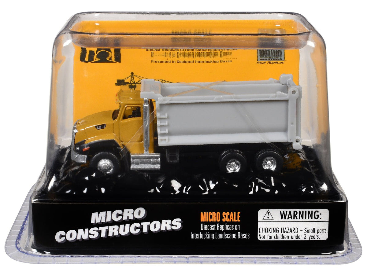 CAT Caterpillar CT660 Dump Truck Yellow "Micro-Constructor" Series Diecast Model by Diecast Masters free shipping USA
