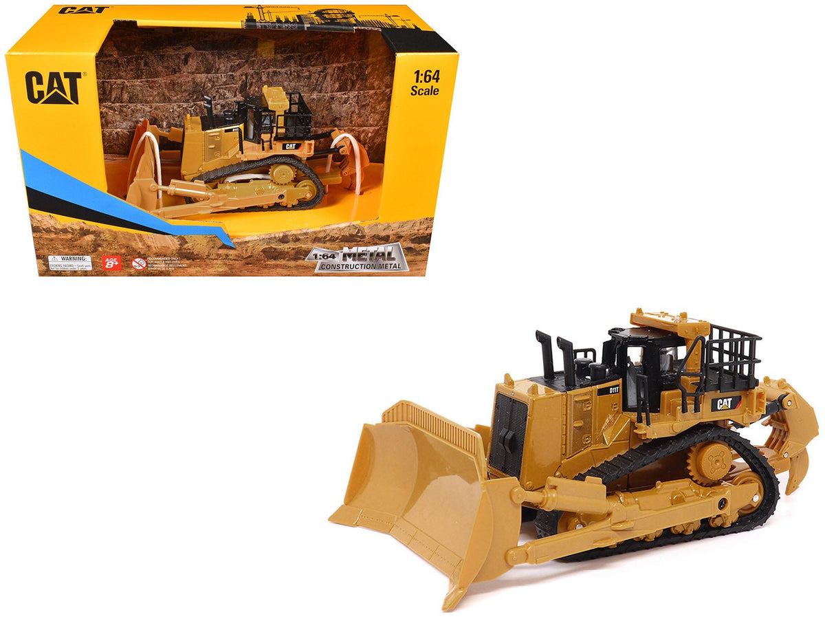 CAT Caterpillar D11T Dozer Yellow 1/64 Diecast Model by Diecast Masters free shipping USA