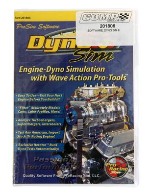 COMP Cams DynoSim6 Engine-Dyno Simulation with Wave Action Pro-Tools - 201806