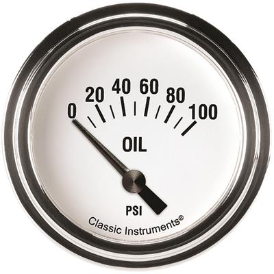 Classic Instruments White Hot Series Gauges - WH281SLF