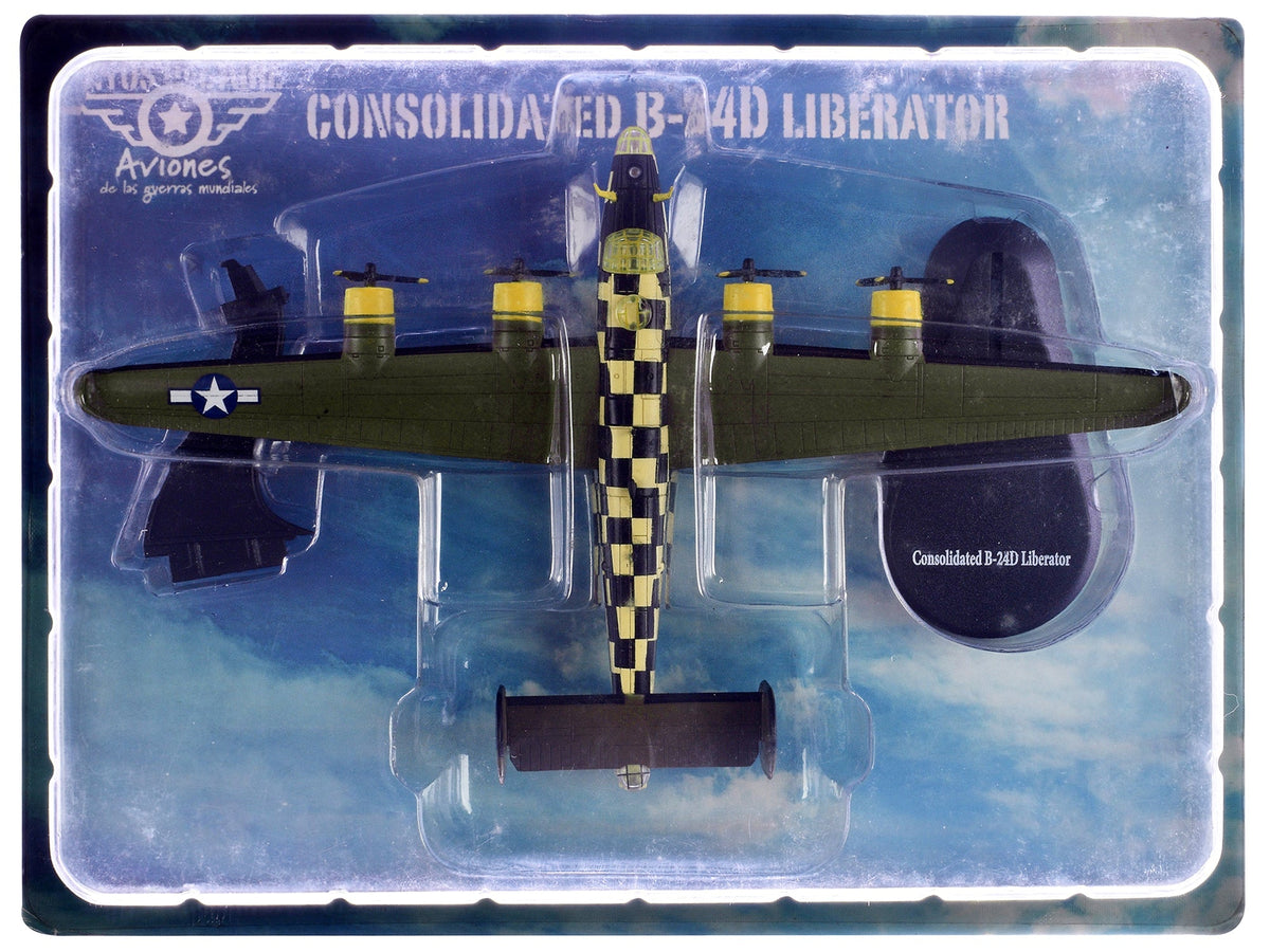 Consolidated B-24D Liberator Aircraft "You Cawn't Miss It 448th Bombardment Group 8th Air Force" (1944) British Royal Air Force 1/144 Diecast Model Airplane by Mitos Del Aire free shipping USA