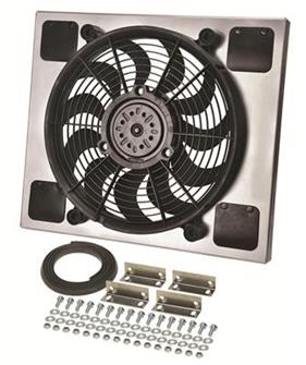 Derale High-Output Single RAD Fan and Shroud Kits - 16817