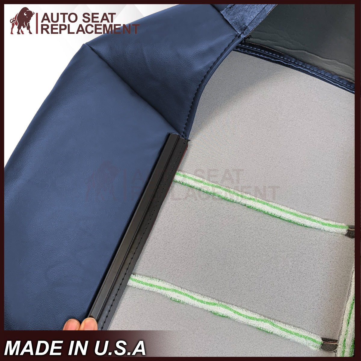 1995-1999 Chevy Tahoe Suburban Silverado Seat Cover in Navy Blue: Choose your options