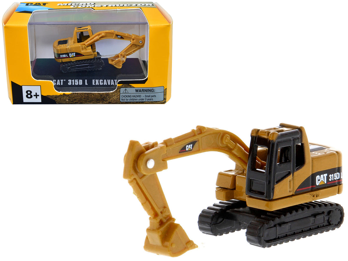 CAT Caterpillar 315D L Excavator Yellow "Micro-Constructor" Series Diecast Model by Diecast Masters free shipping USA