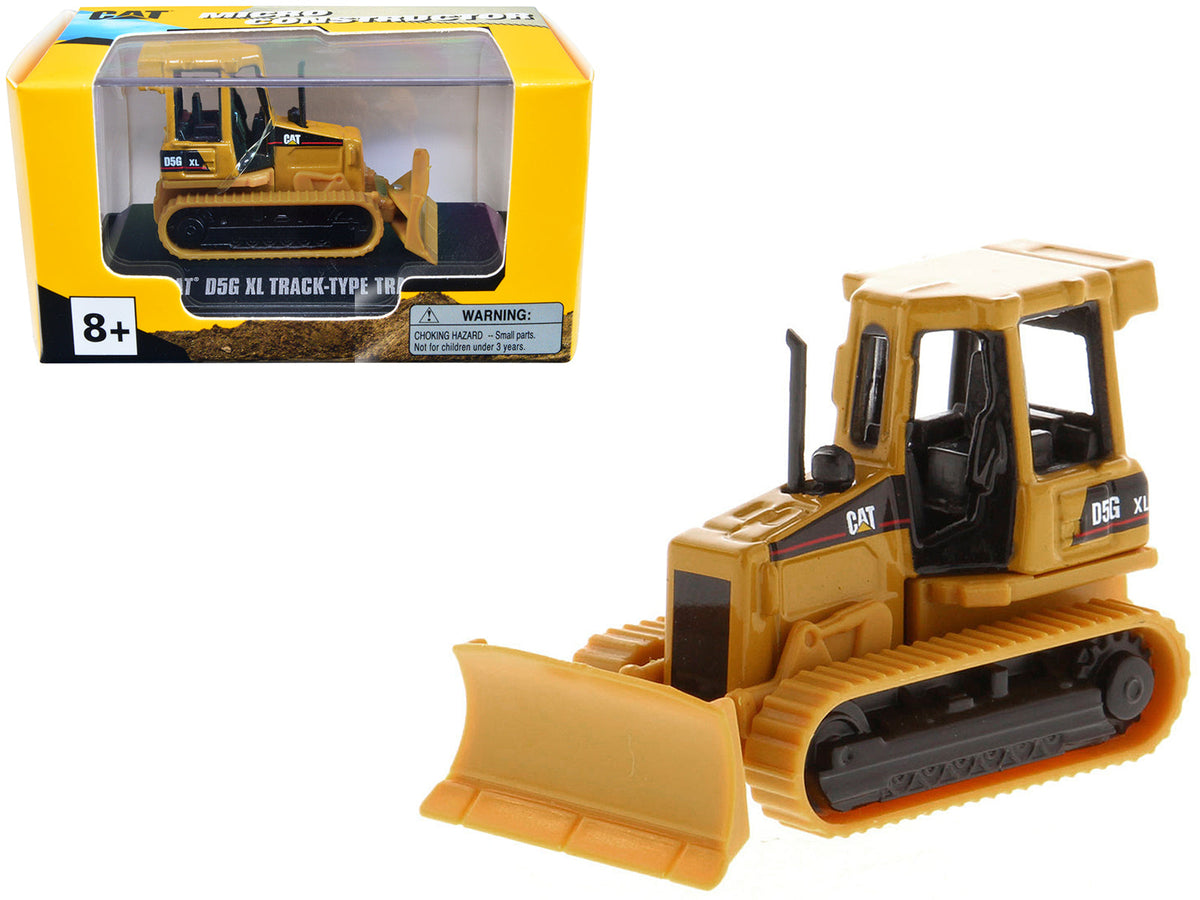 CAT Caterpillar D5G XL Track-Type Tractor Yellow "Micro-Constructor" Series Diecast Model by Diecast Masters free shipping USA