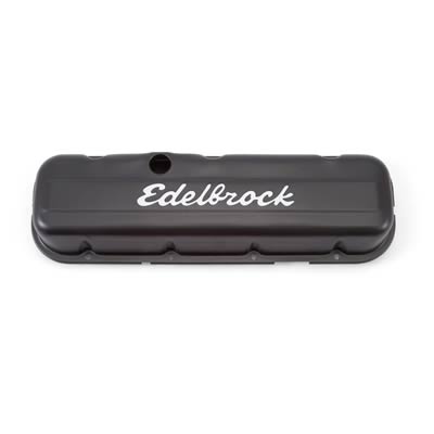 Edelbrock Signature Series Black Valve Covers - 4483