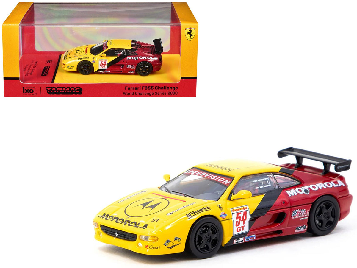 Ferrari F355 Challenge #54 Matt Drendel "World Challenge Series" (2000) "Hobby64" Series 1/64 Diecast Model Car by Tarmac Works free shipping USA