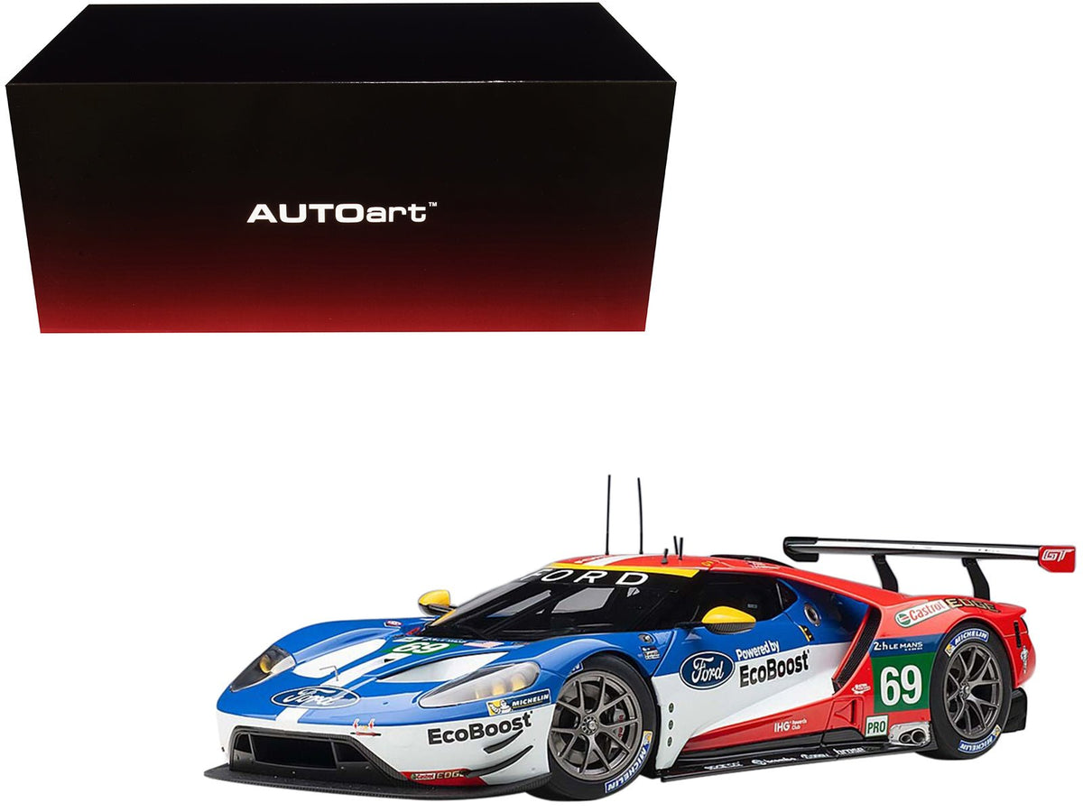 Ford GT #69 Ryan Briscoe - Richard Westbrook - Scott Dixon "Ford Chip Ganassi Team USA" 24H Le Mans (2016) 1/18 Model Car by Autoart free shipping USA