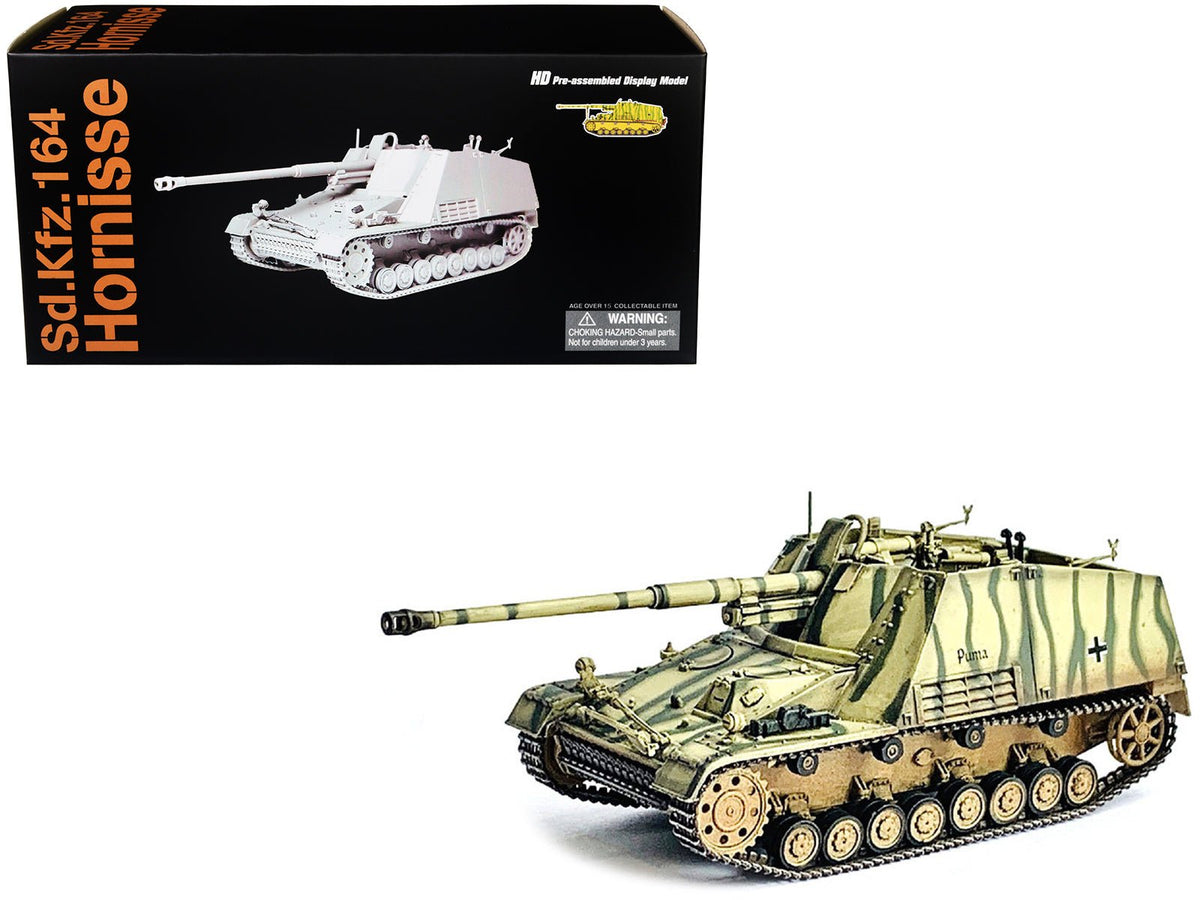 German Sd.Kfz.164 Hornisse "Nashorn" Armored Vehicle "Puma German Army" "NEO Dragon Armor" Series 1/72 Plastic Model by Dragon Models free shipping USA