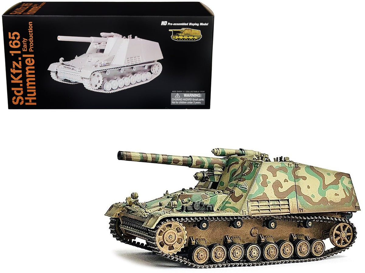 German Sd.Kfz.165 Hummel Self-Propelled Gun V2 "Early Production German Army" "NEO Dragon Armor" Series 1/72 Plastic Model by Dragon Models free shipping USA