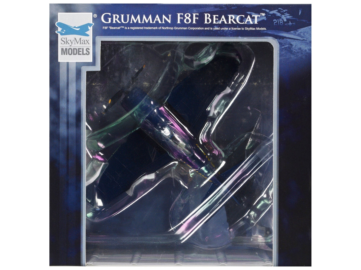 Grumman F8F Bearcat Fighter Aircraft "Blue Angels (#1-5 decals)" (1946) United States Navy "SkyMax Models" Series 1/72 Diecast Model by Hobby Master free shipping USA