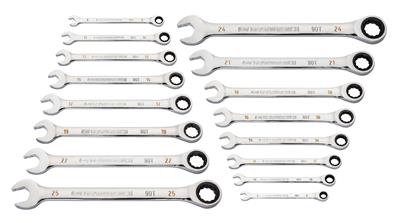GearWrench 90T Ratcheting Combination Wrench Sets - 86928