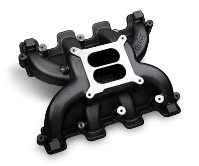 Holley LS Mid-Rise Carbureted Intake Manifolds - 300129BK