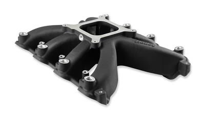 Holley EFI LS Single Plane Mid-Rise Intake Manifolds - 300269BK