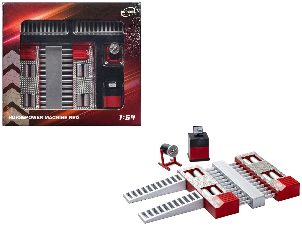 Horsepower Machine Red 1/64 Diecast Model by Model Model free shipping USA