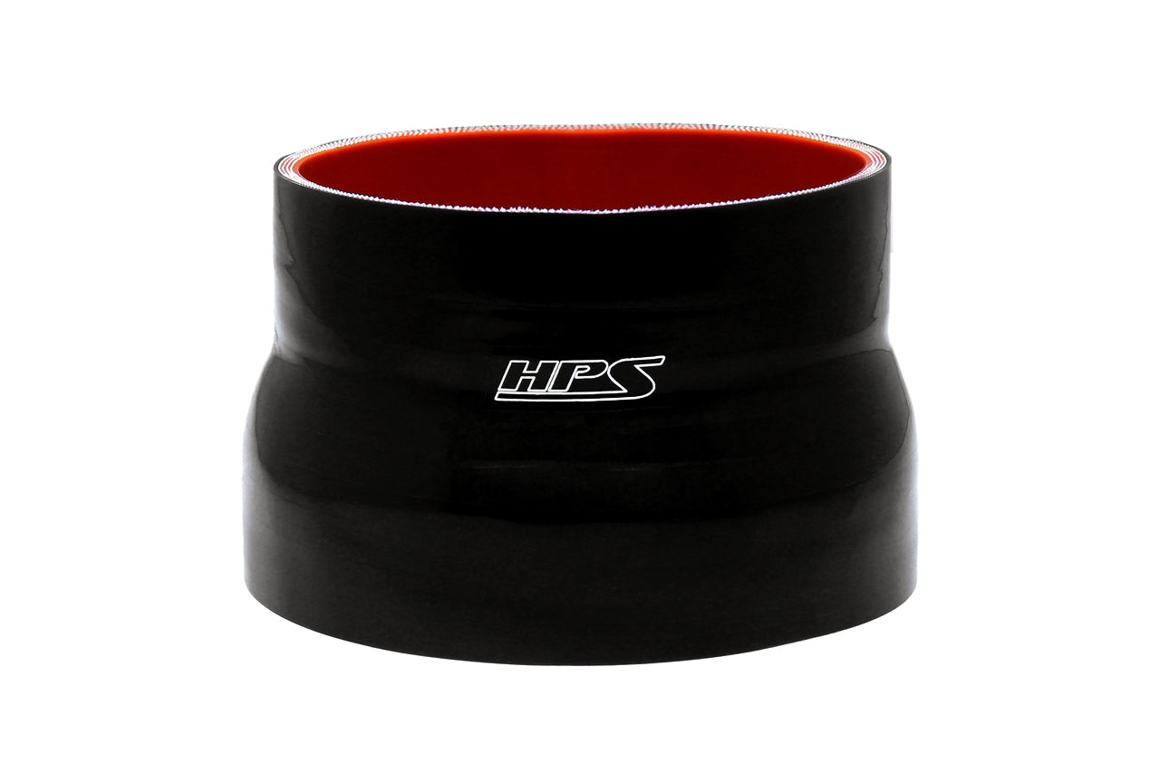 HPS Silicone Reducing Coupler 5" - 5-1/2" ID 5" Length HTSR-500-550-L5-BLK Black