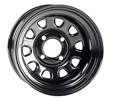 ITP Delta Steel Black Wheels - 1222858014B