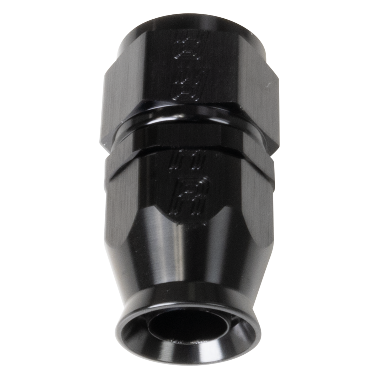 Black Straight -12 Pro PTFE Hose End