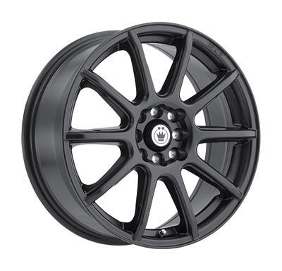 Konig Control Matte Black Wheels - CL76T04405