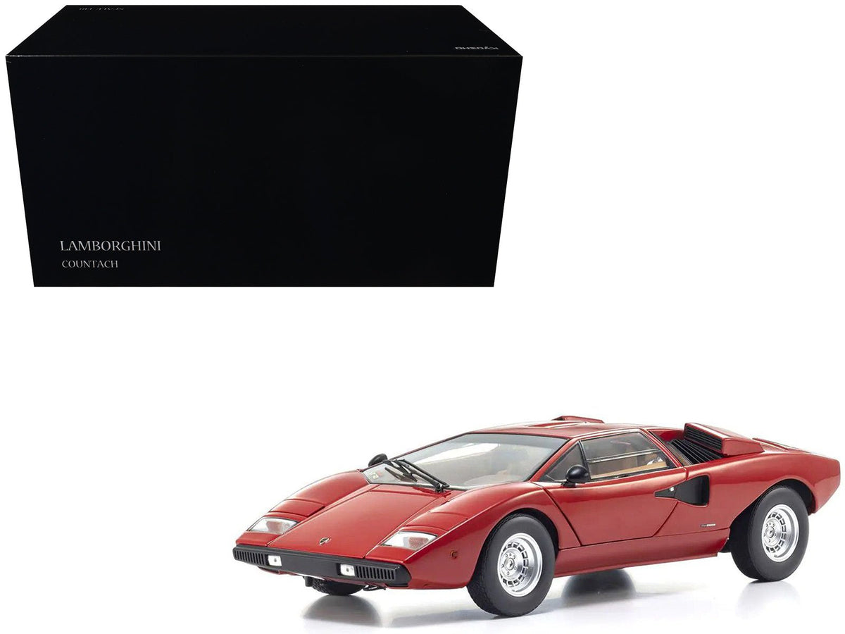 Lamborghini Countach LP 400 Red 1/18 Diecast Model Car by Kyosho free shipping USA
