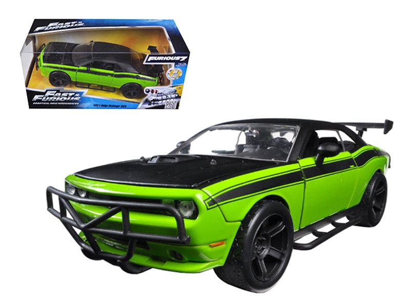 Letty's Dodge Challenger SRT8 Off Road Green and Black "Fast & Furious" Movie 1/24 Diecast Model Car by Jada free shipping USA