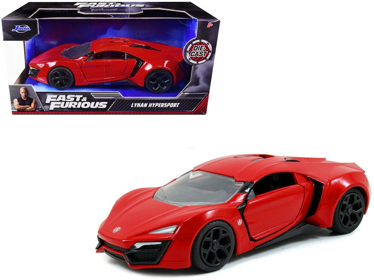 Lykan Hypersport Red "Fast & Furious 7" (2015) Movie 1/32 Diecast Model Car by Jada free shipping USA