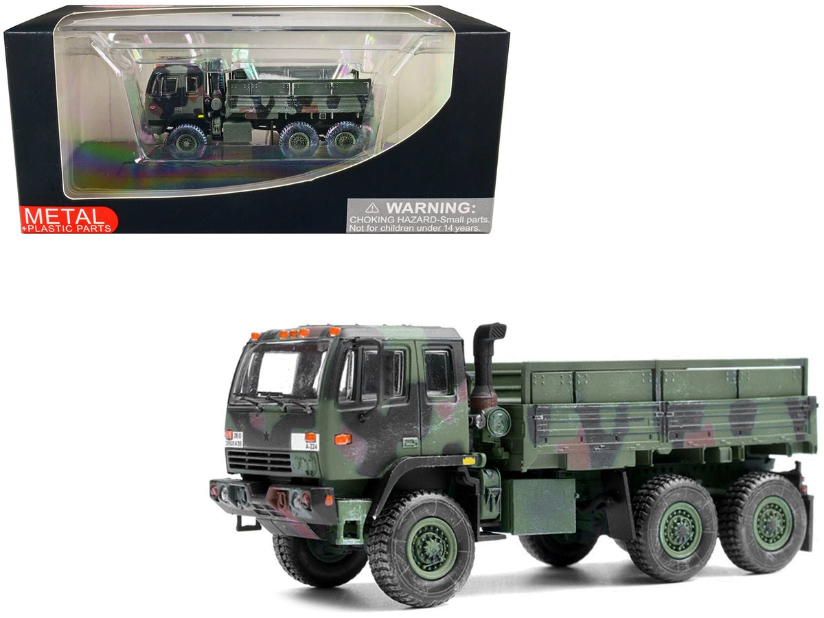 M1083 MTV (Medium Tactical Vehicle) Standard Cargo Truck NATO Camouflage "US Army" "Armor Premium" Series 1/72 Diecast Model by Panzerkampf free shipping USA