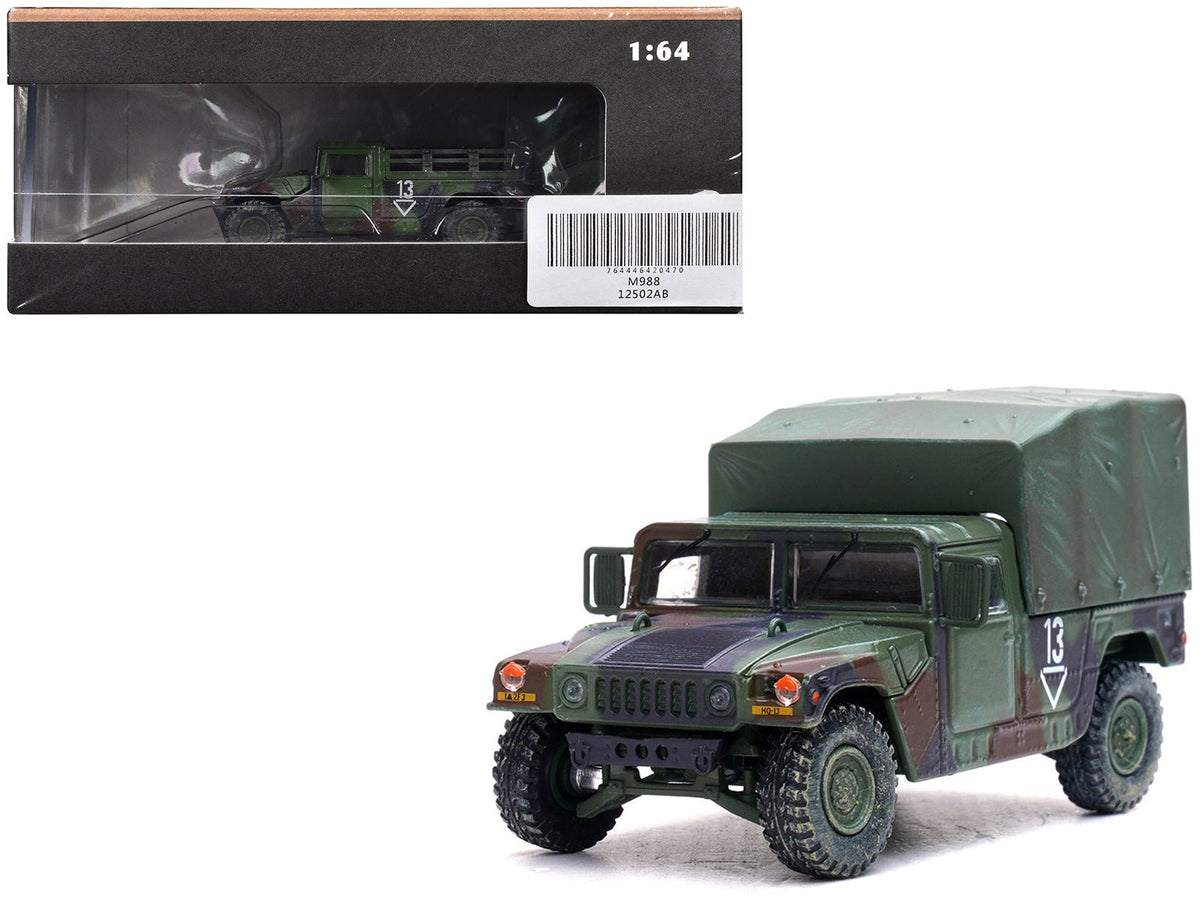 M998 HMMWV "2nd Battalion 3rd Field Artillery Regiment 1st Armored Division Stationed in Germany" (1999) United States Army "Military Miniature" Series 1/64 Diecast Model by Panzerkampf free shipping USA