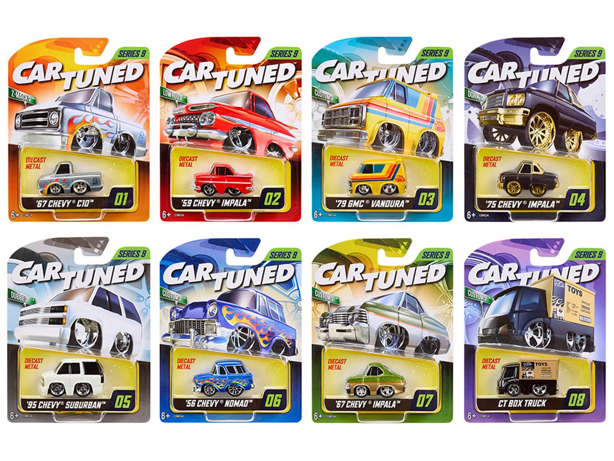 "Mainline" 2026 Series 9 Set of 8 Pieces Diecast Model Cars by CarTuned free shipping USA