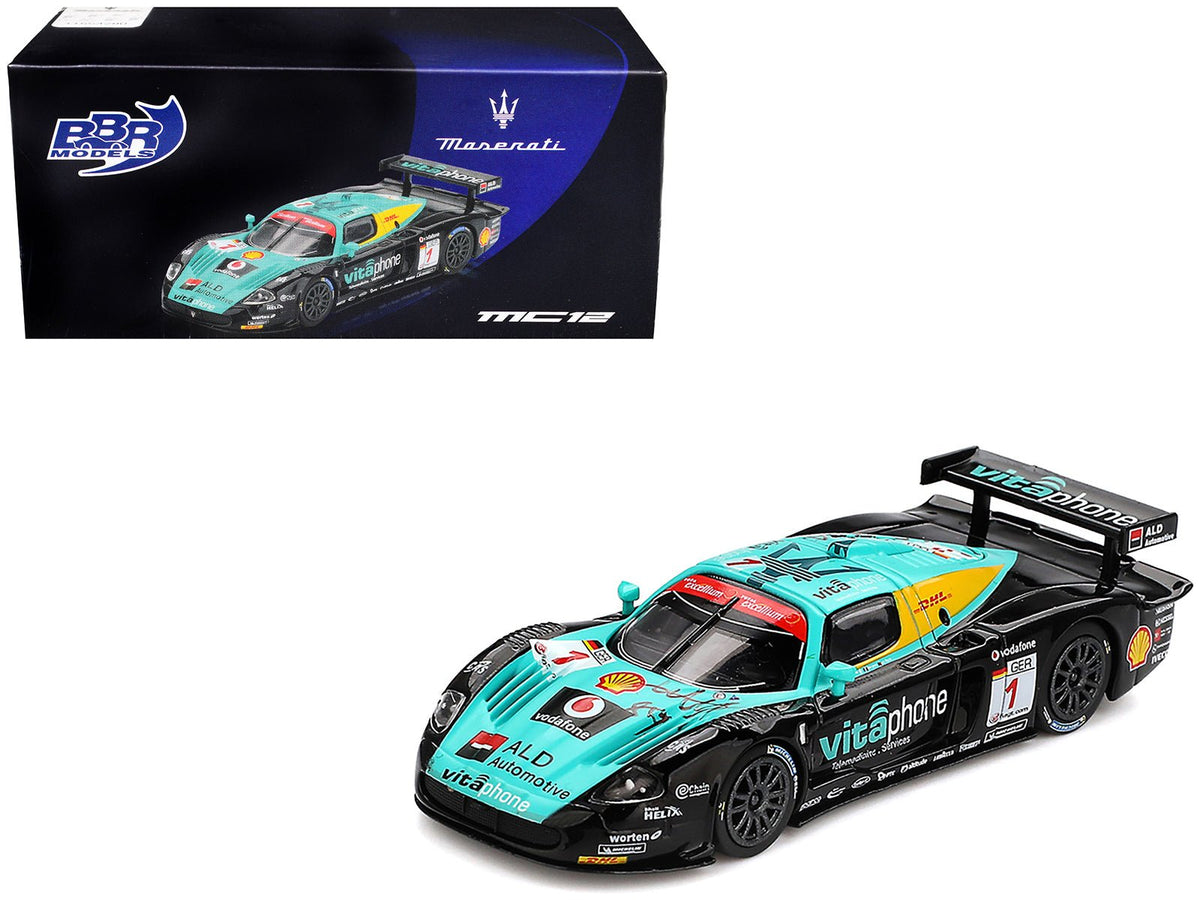 Maserati MC12 Competizione #1 Michael Bartels - Andrea Bertolini - Eric van de Poele - Stephane Sarrazin "Vitaphone Racing Team" Winner "24 Hours of Spa" (2008) 1/64 Diecast Model Car by BBR free shipping USA