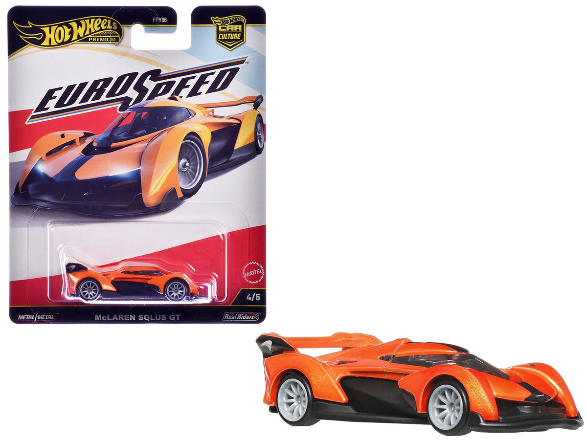McLaren Solus GT Orange Metallic "Euro Speed" Series Diecast Model Car by Hot Wheels free shipping USA