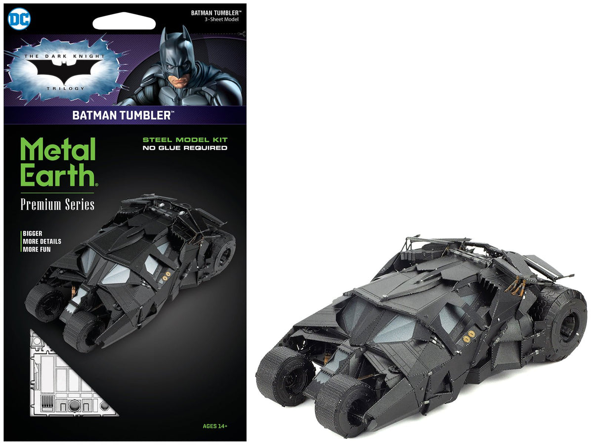 Model Kit Batman Tumbler "The Dark Knight Trilogy" (2005-2012) Movies (Challenging Difficulty) Steel Model by Metal Earth free shipping USA