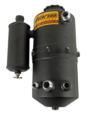 Peterson Fluid Systems Drag Race Dry Sump Oil Tanks - 080785CCBLK