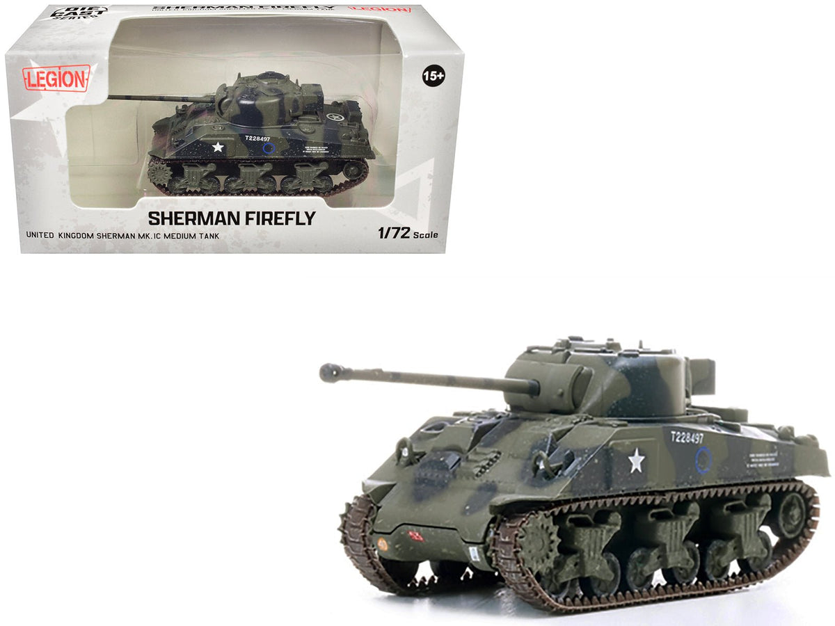 Sherman Firefly Mk.VC Medium Tank "Polish 1st Armoured Division Black Devils Battle of Falaise France" (1944) Polish Armed Forces in the West 1/72 Diecast Model by Legion free shipping USA