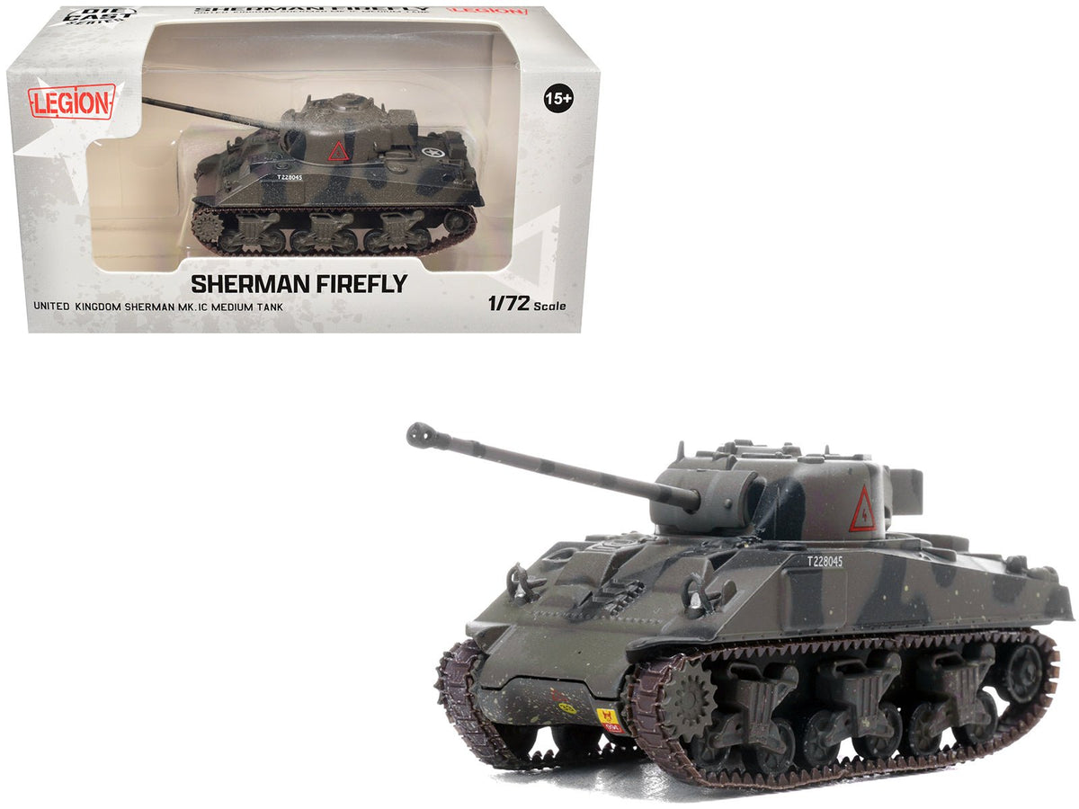 Sherman Firefly Mk.VC Medium Tank "Polish 1st Armoured Division Black Devils Battle of Falaise France" (1944) Polish Armed Forces in the West 1/72 Diecast Model by Legion free shipping USA