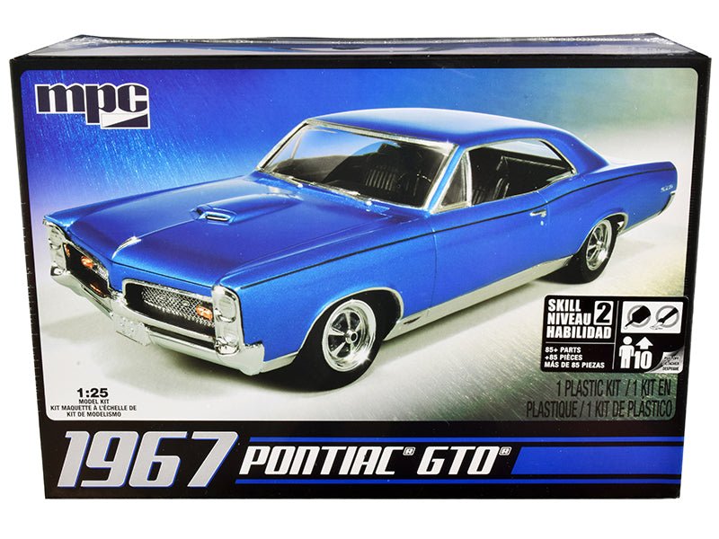 Skill 2 Model Kit 1967 Pontiac GTO 1/25 Scale Model by MPC free shipping USA