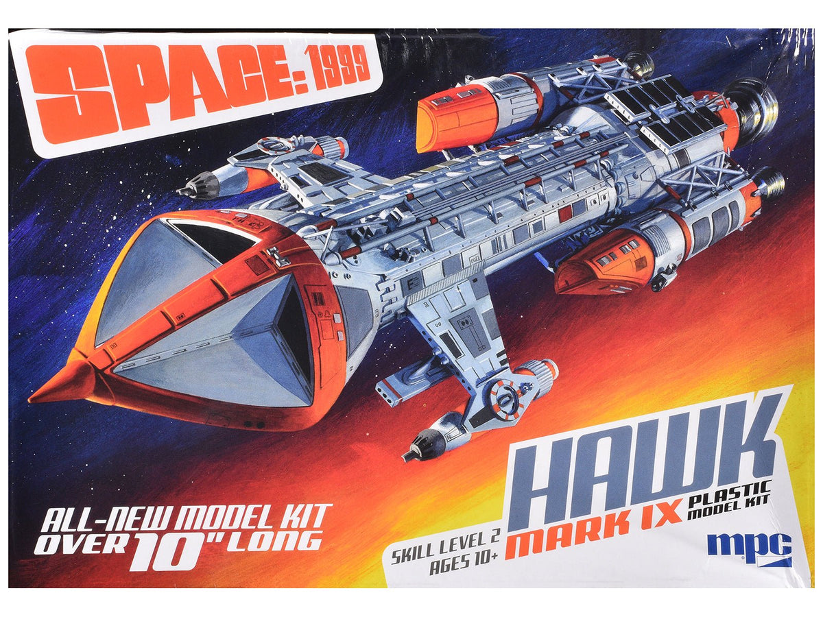 Skill 2 Model Kit Hawk Mark IX Spacecraft "Space: 1999" (1975-1977) TV Series 1/72 Scale Model by MPC free shipping USA