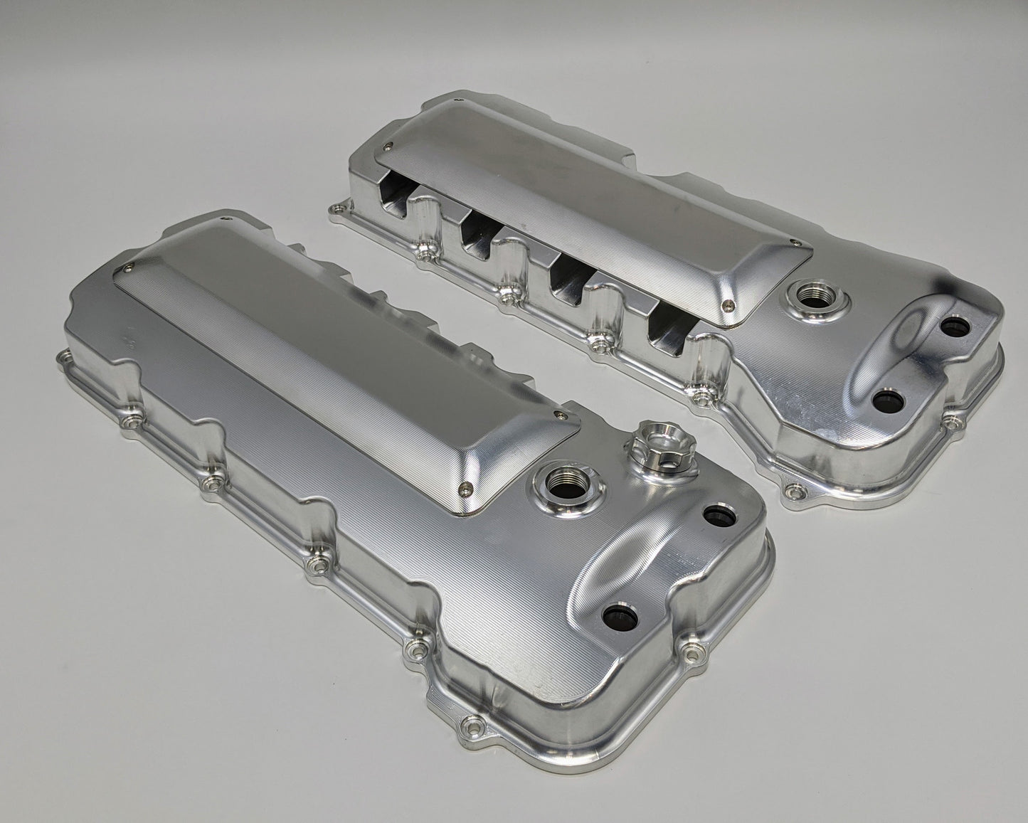 Granatelli Ford Coyote Valve Cover Set Billet; Set Includes (1)Left And (1)Right Side