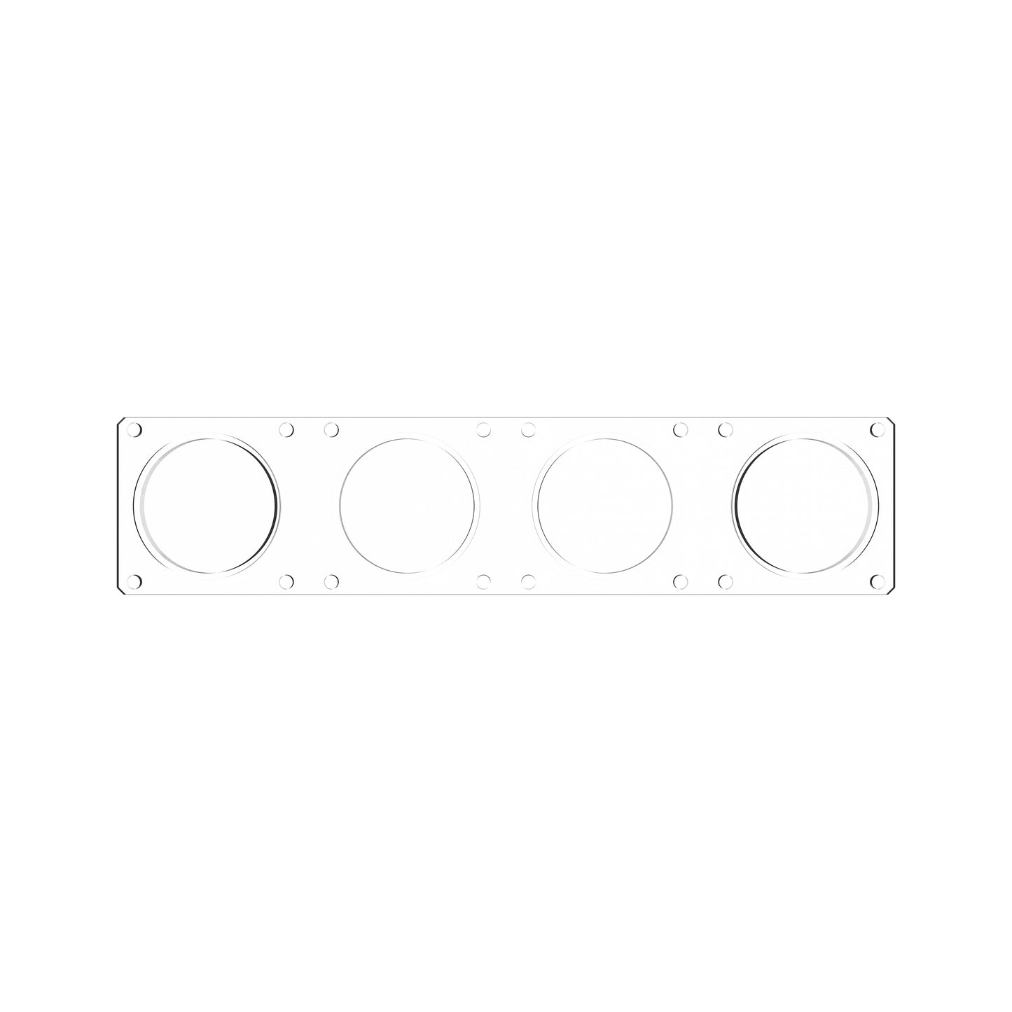 10" KC Lens FLEX ERA Bar Spot Clear