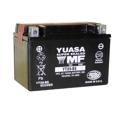 Yuasa AGM Maintenance-Free Batteries - YTX9BS