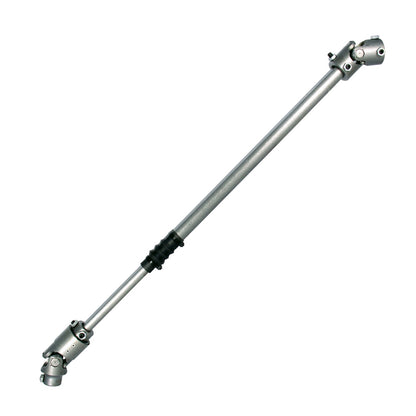 Borgeson - Steering Shaft - P/N: 000925 - 1987-1995 Jeep Wrangler Heavy Duty Telescopic Steel Steering Shaft. Connects From Factory Column To Steering Box. For Jeeps With Power Steering. Includes Vibration Reducer Upgrade.