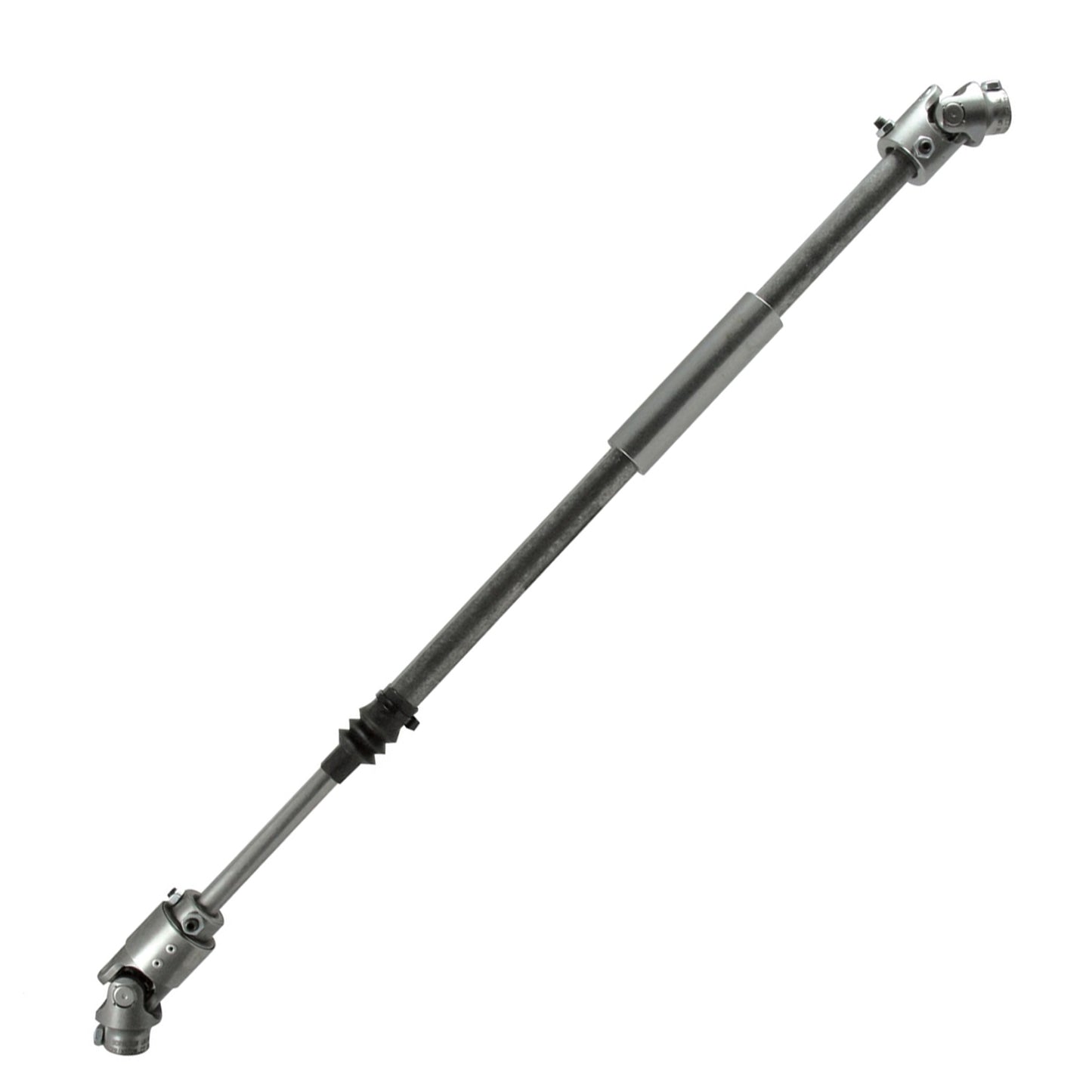 Borgeson - Steering Shaft - P/N: 000981 - 1992-1996 Ford F-150 F-250 And F-350 Heavy Duty Telescopic Steel Steering Shaft. Connects From Factory Column To Steering Box. Includes One Billet Universal Joint And Vibration Reducer Universal Joint.