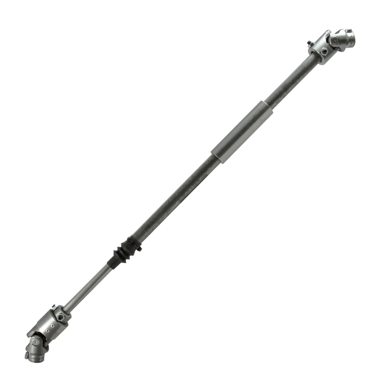 Borgeson - Steering Shaft - P/N: 000983 - 1997-2004 Ford F-150 And 1997-1999 F-250 Heavy Duty Telescopic Steel Steering Shaft. Connects From Factory Column To Steering Box. Includes One Billet Universal Joint And Vibration Reducer Universal Joint.