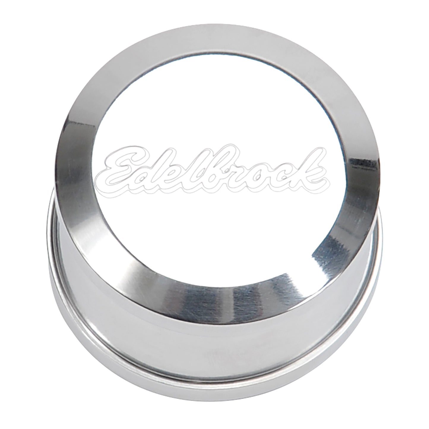 Push-in Round Billet Aluminum Breather - Polished