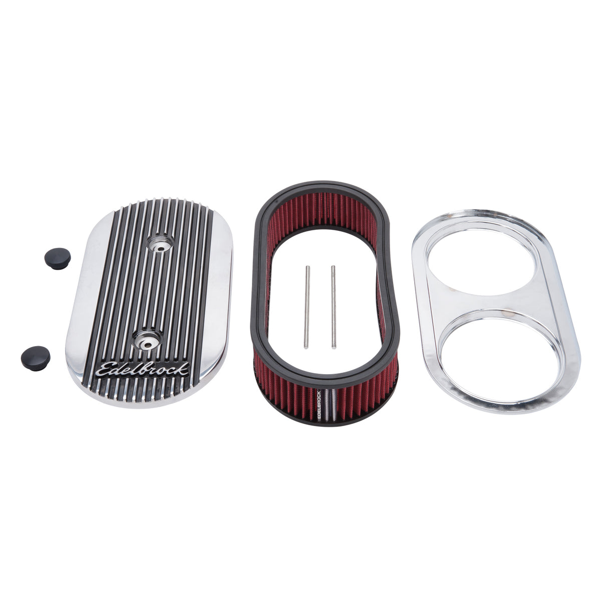 Elite II Air Cleaner #4272 With Washable Filter  Polished Finish