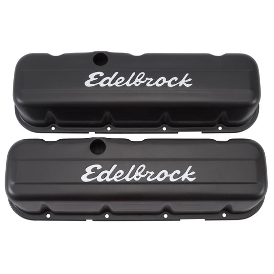 Signature Series Valve Covers  Black  Tall Profile  Chevrolet 396-502  '65 & Later