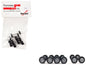 Planetary Hubs Wheel Set (2 Front and 4 Rear) 1/87 (HO) Plastic Model by Promotex  free shipping USA