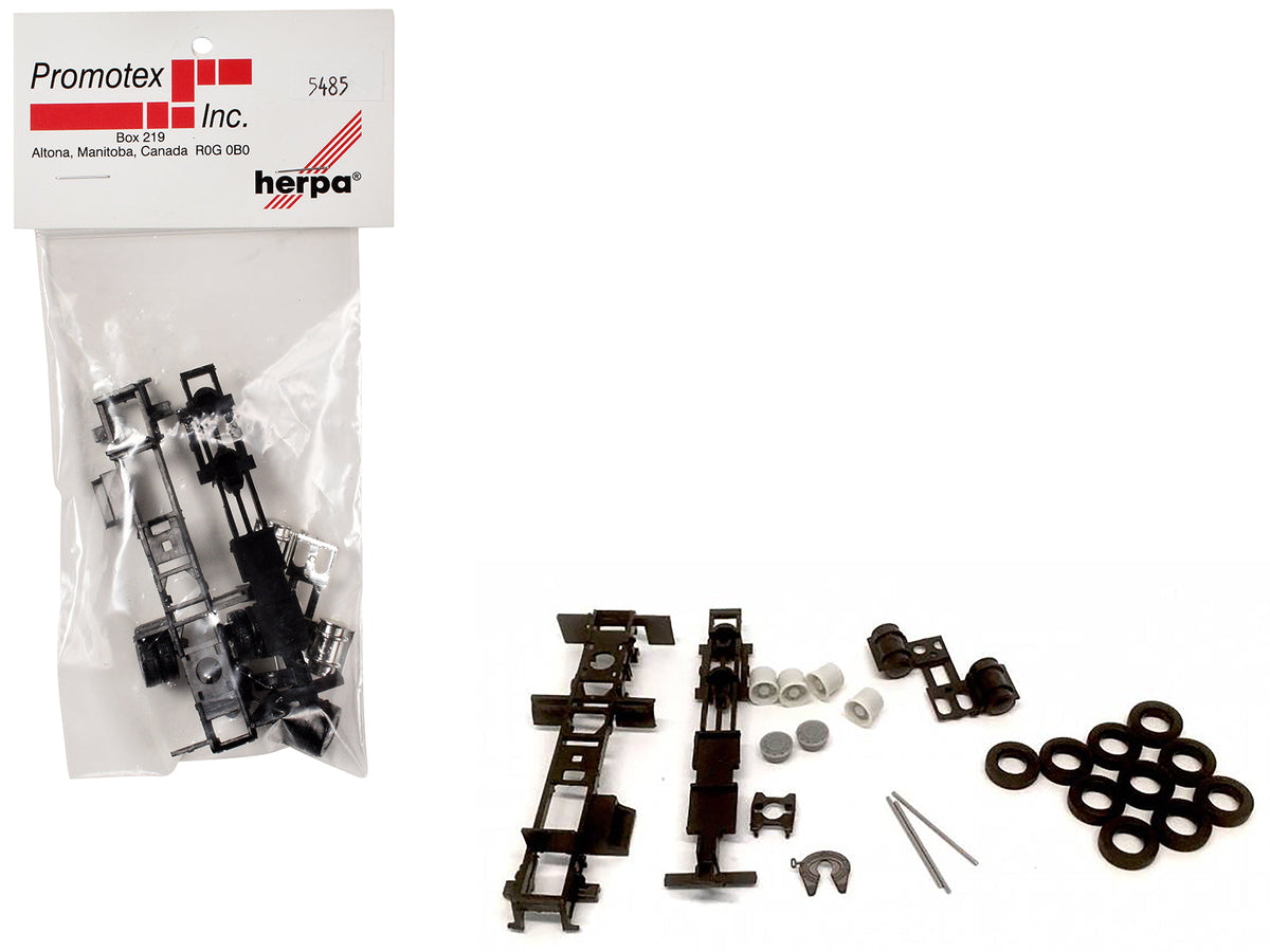 Long Chassis Kit for Kenworth Peterbilt and GMC Cabs 1/87 (HO) Plastic Model by Promotex  free shipping USA